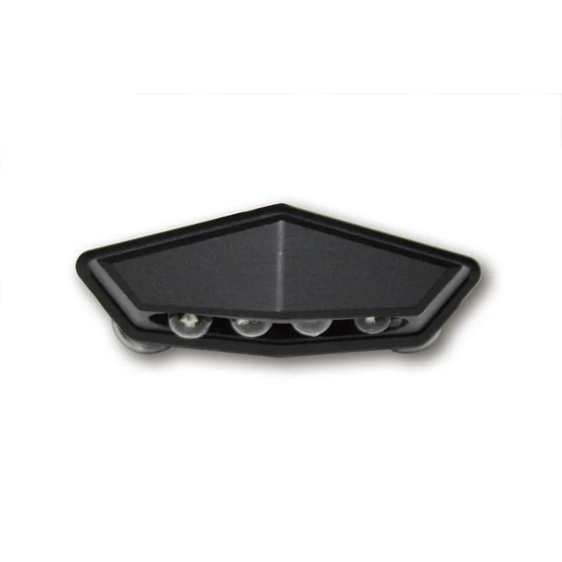 LED-Kennzeichenbeleuchtung Highsider Smart Quadro schwarz, 46x17,5 mm, E-geprüft