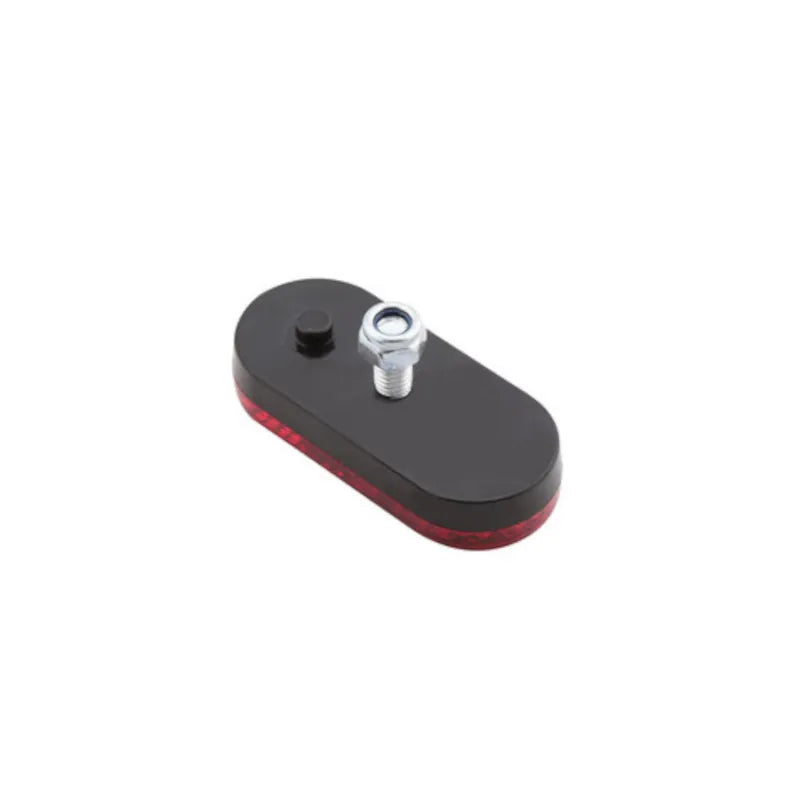 Rückstrahler Highsider Smart rot, Oval, 50x22 mm, M5 Gewinde, E-geprüft