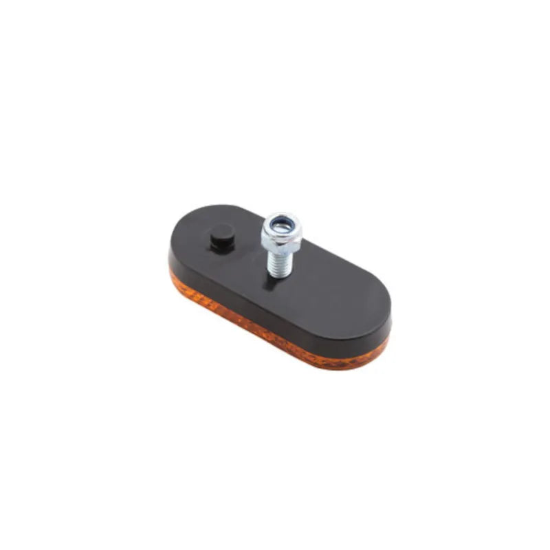 Reflektor Highsider Smart orange, Oval, 50x22 mm, M5 Gewinde, E-geprüft