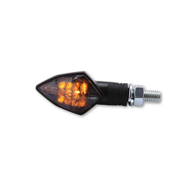 LED-Blinker Paar Highsider Smart Rock, Schwarz, Getönt, M8, E-geprüft, 12V/0,9W