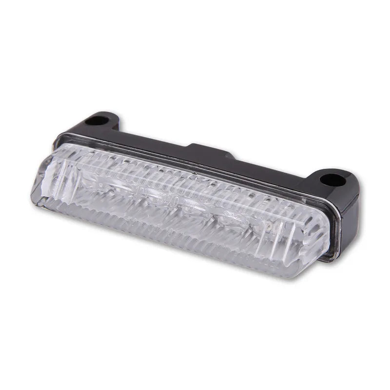 LED-Rücklicht Highsider Smart Mini, Schwarz, Glas Klar, E-geprüft, M4 Buchsen