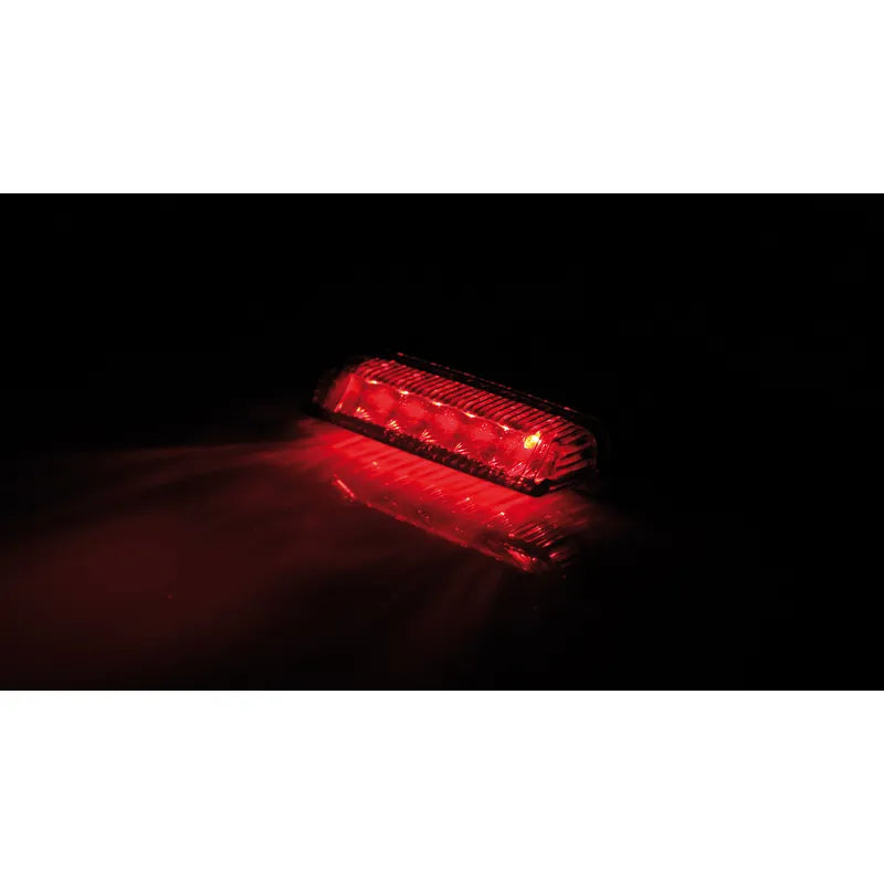 LED-Rücklicht Highsider Smart Mini, Schwarz, Glas Getönt, E-geprüft, M4 Buchsen