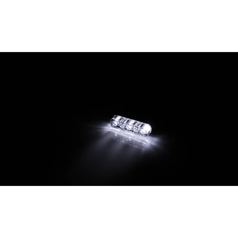 LED-Kennzeichenbeleuchtung Highsider Smart schwarz, B38,5xH10,6 mm, E-geprüft
