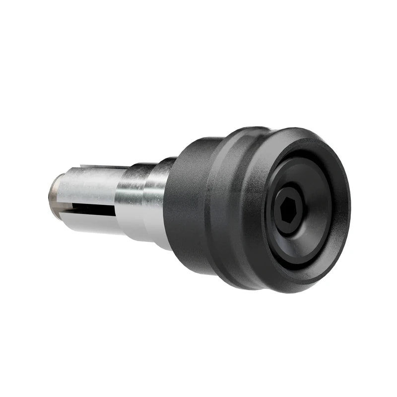 Lenkerenden Highsider Pace-LS mit Spiegelaufnahme, Schwarz, Klemmung 12-22 mm