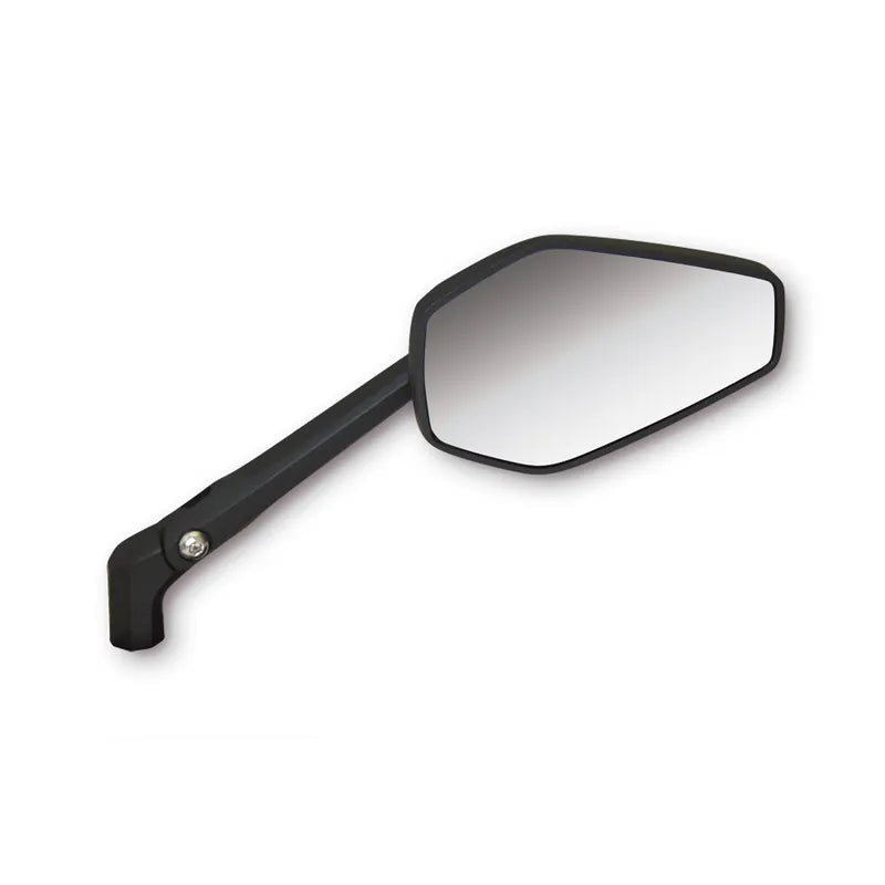 Lenkerspiegel Paar Highsider Booster 2 schwarz, Aluminium, E-geprüft, M10x1.25