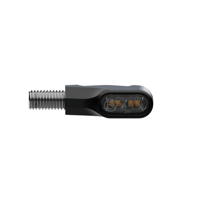LED-Blinker Paar Highsider Ventura-X schwarz, Getönt, M8, E-geprüft, 12V/2,7W