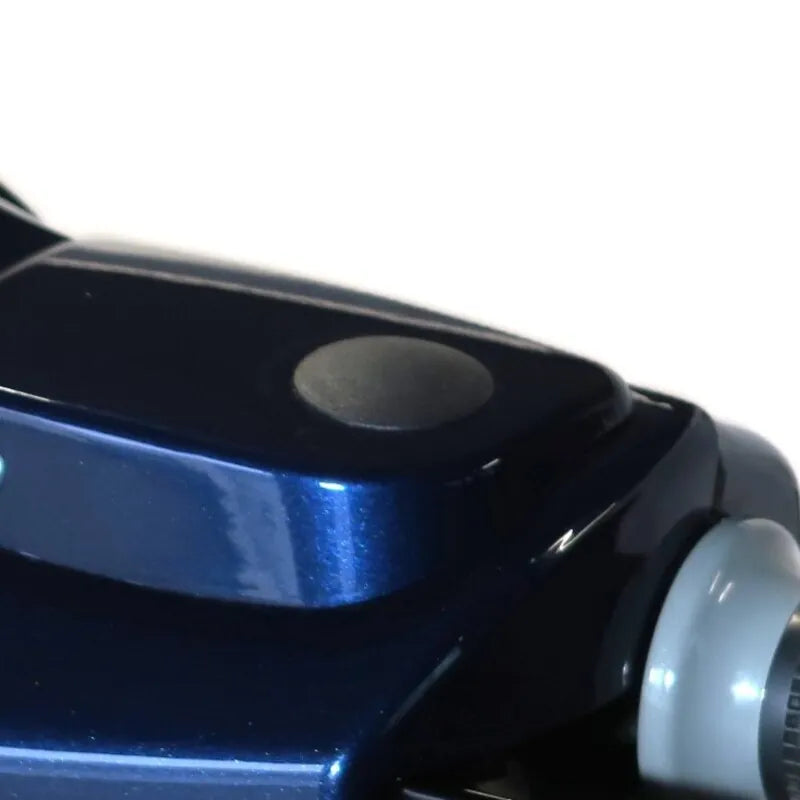 Abdeckkappen Highsider Pro für Vespa Spiegelaufnahmen Ø 24 mm, Schwarz, Gummi