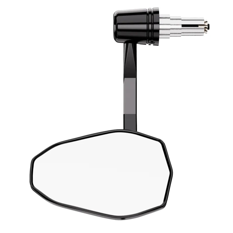 Lenkerendenspiegel mit LED Blinker Highsider Pro Victory, Schwarz, E-geprüft