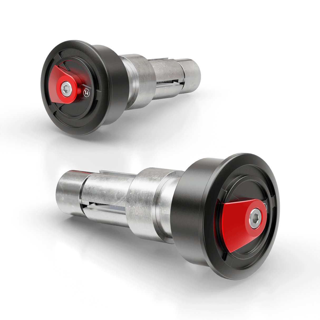 Lenkergewichte ENTERPRISE EP1, rot, Klemmbereich 12-22 mm