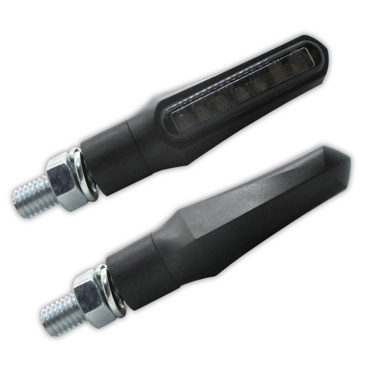 LED Blinker Highsider Smart Shorty Fin mit Positionslicht, Getönt, E-geprüft