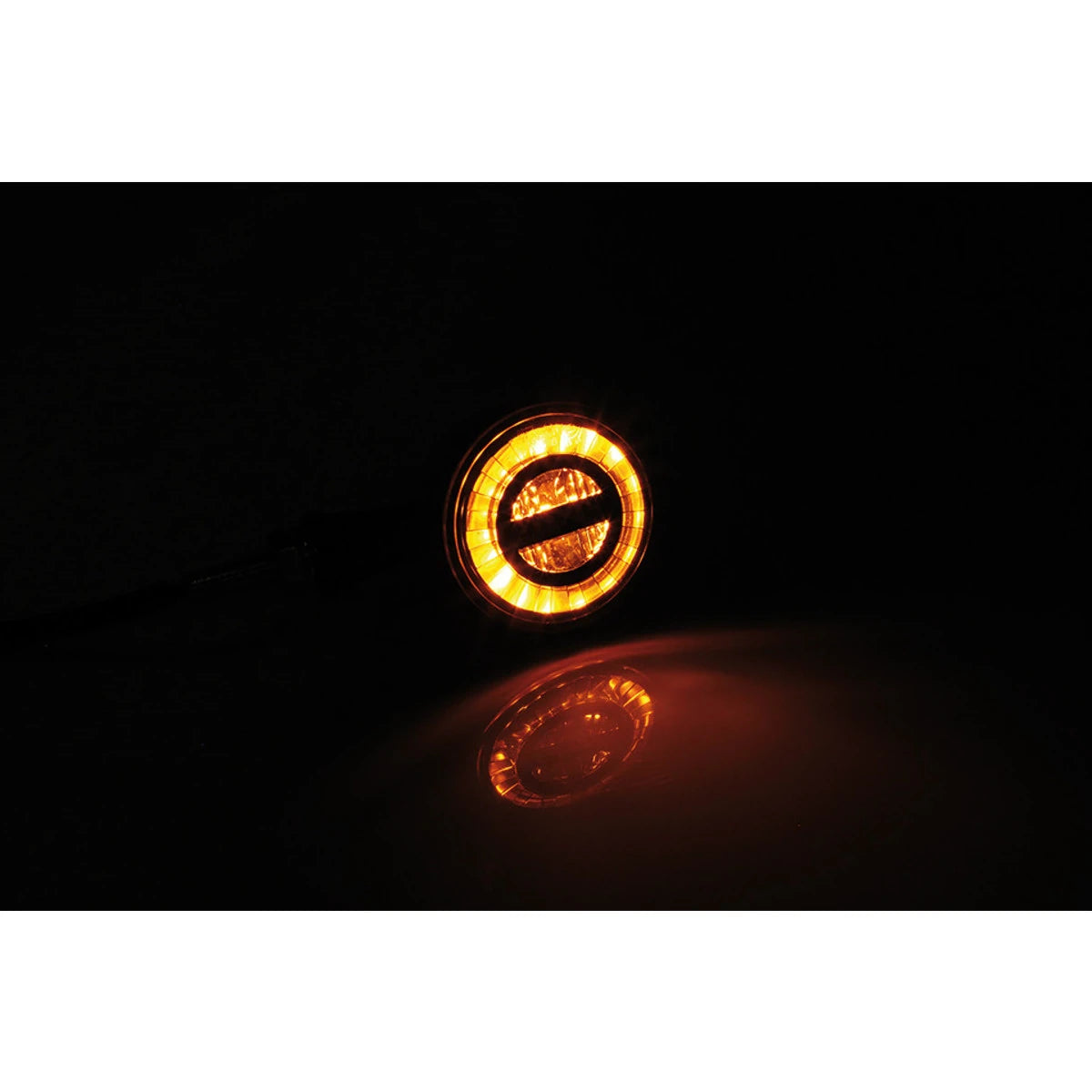 LED-Blinker Paar Highsider Rocket Bullet schwarz, Getönt, E-geprüft, 12V/2,7W