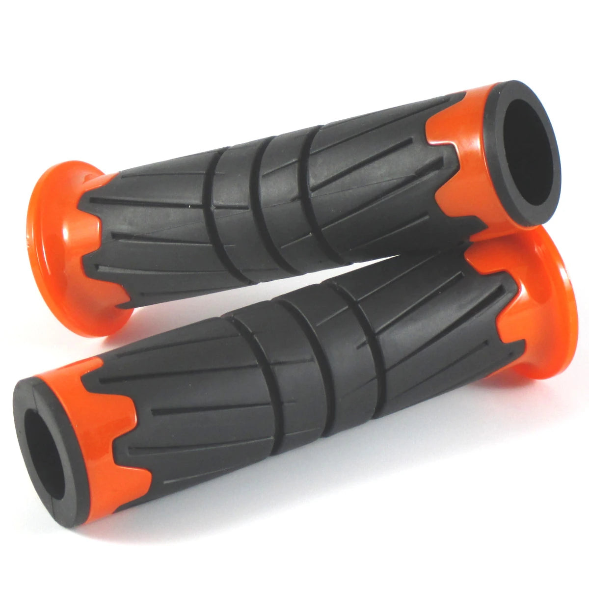 Lenkergriffe GLOSSY, Orange, 7/8 Zoll (22,2 mm), 125 mm, Gummi, ABS