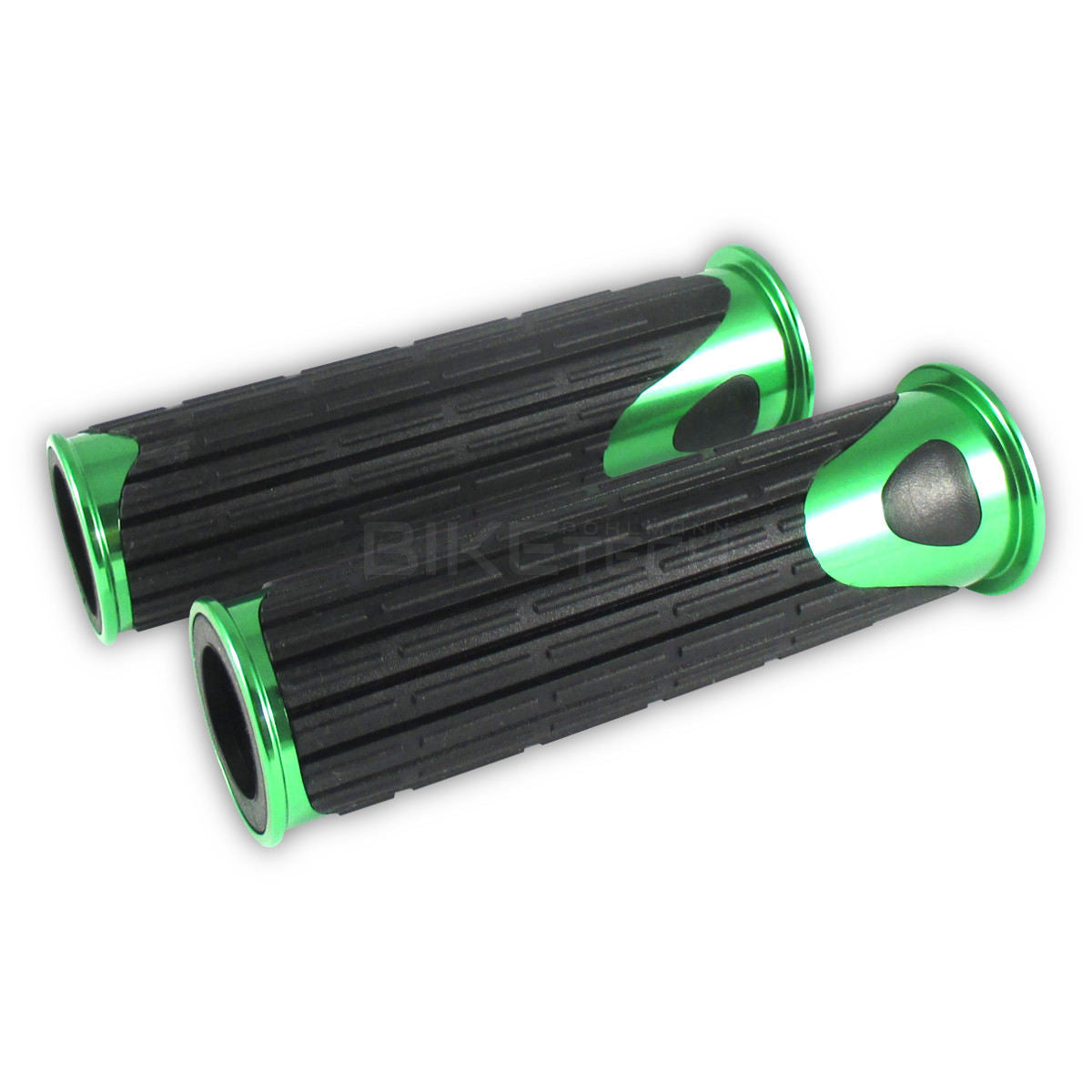 Lenkergriffe D-VERSION, grün, 7/8 Zoll (22,2 mm), 125 mm, Gummi, Alu