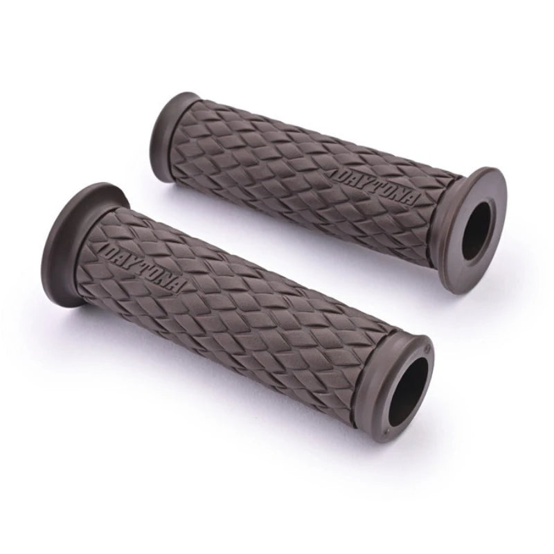 Lenkergriffe DAYTONA GGD-KNIT, Braun, 7/8 Zoll (22,2 mm), 122 mm