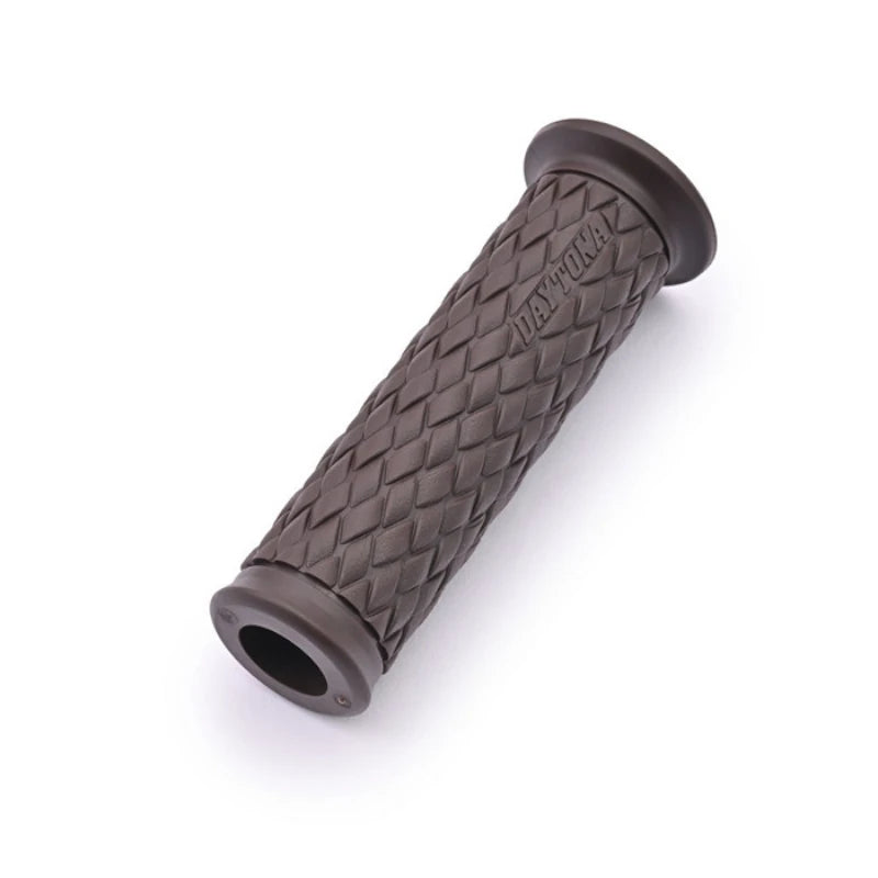 Lenkergriffe DAYTONA GGD-KNIT, Braun, 7/8 Zoll (22,2 mm), 122 mm