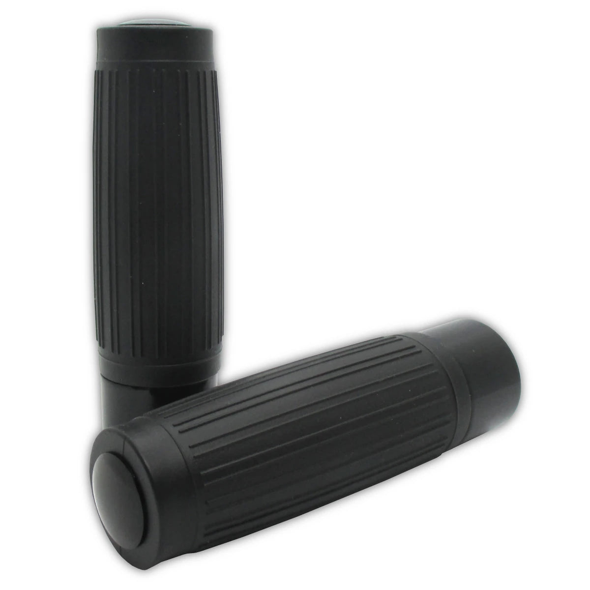 Lenkergriffe CUSTOM, Schwarz, 7/8 Zoll (22,2 mm), 125 mm, Gummi, Alu