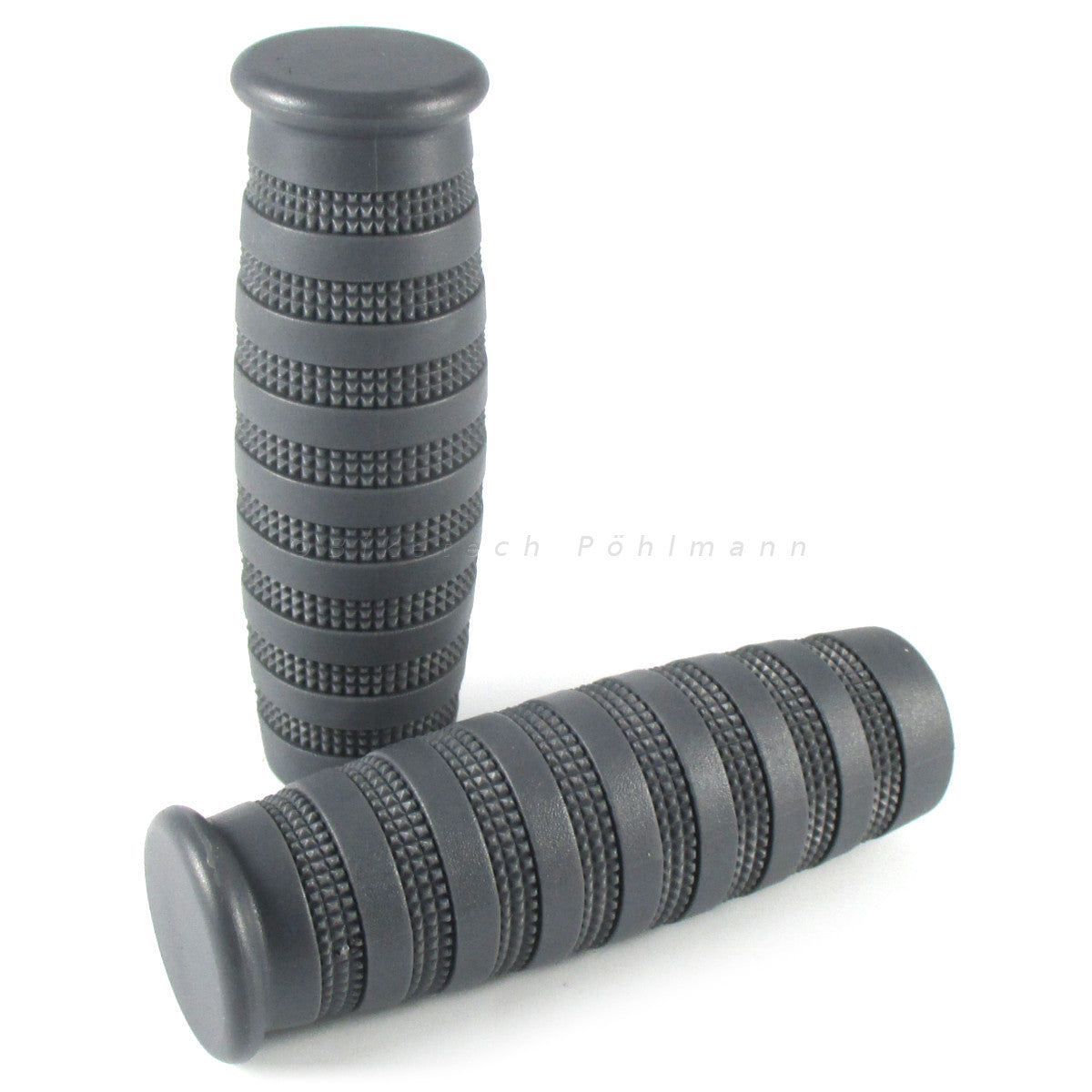 Lenkergriffe BOBBER 3, grau, 1 Zoll (25,4 mm), 125 mm