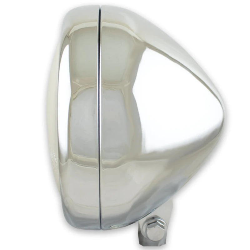 LED-Scheinwerfer PEARL, chrom, 5 3/4 Zoll, Befestigung unten M10