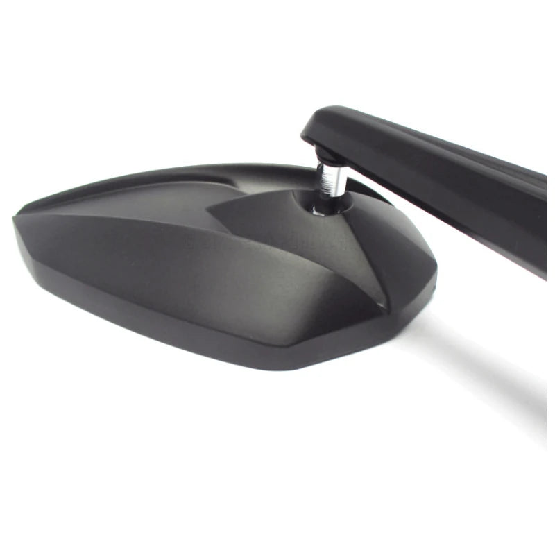 Lenkerspiegel Paar Storm schwarz, Aluminium, E-geprüft, M10x1.25 & HD Adapter