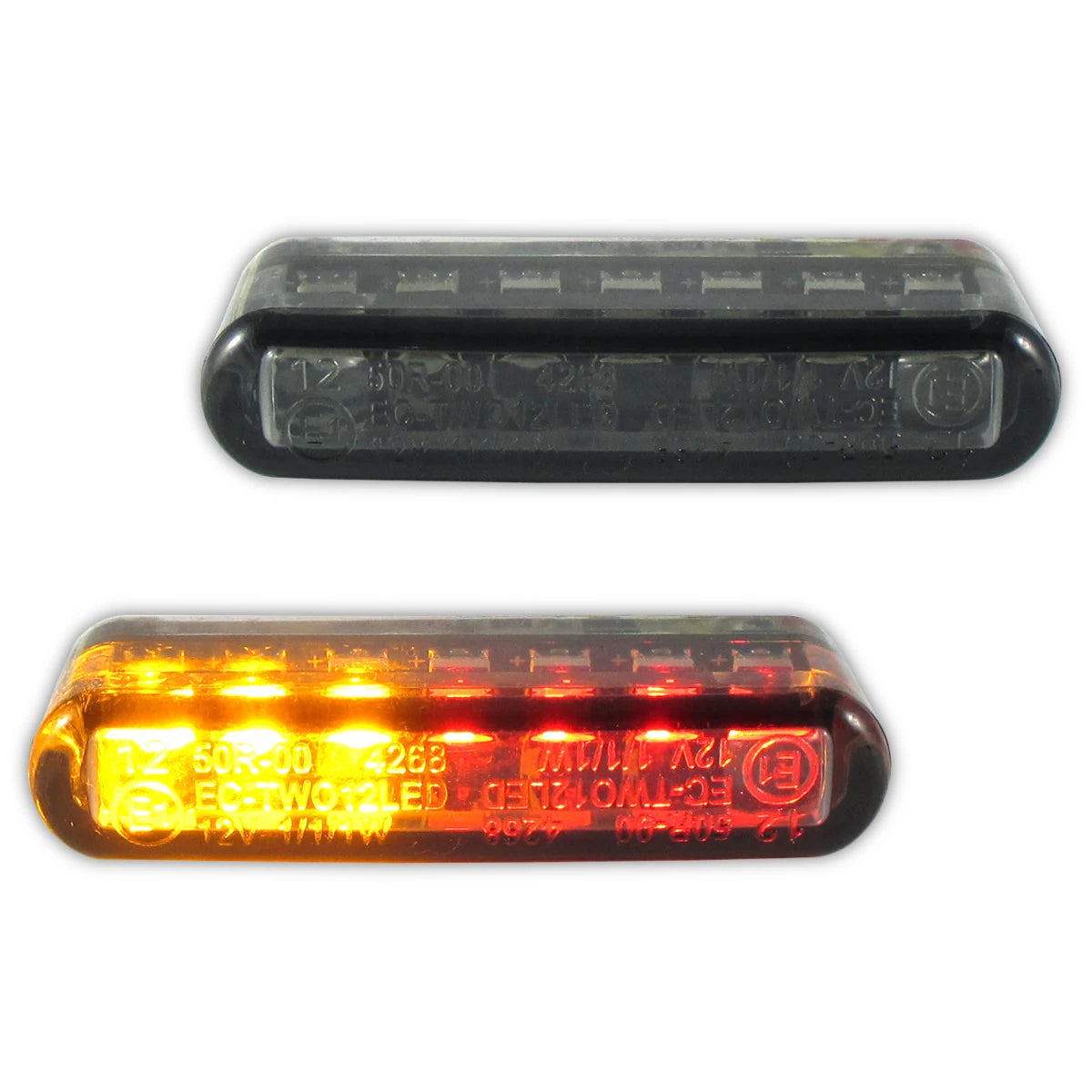 LED-Einbaublinker mit Rück- & Bremslicht Progress-Line Streak 3in1, E-geprüft