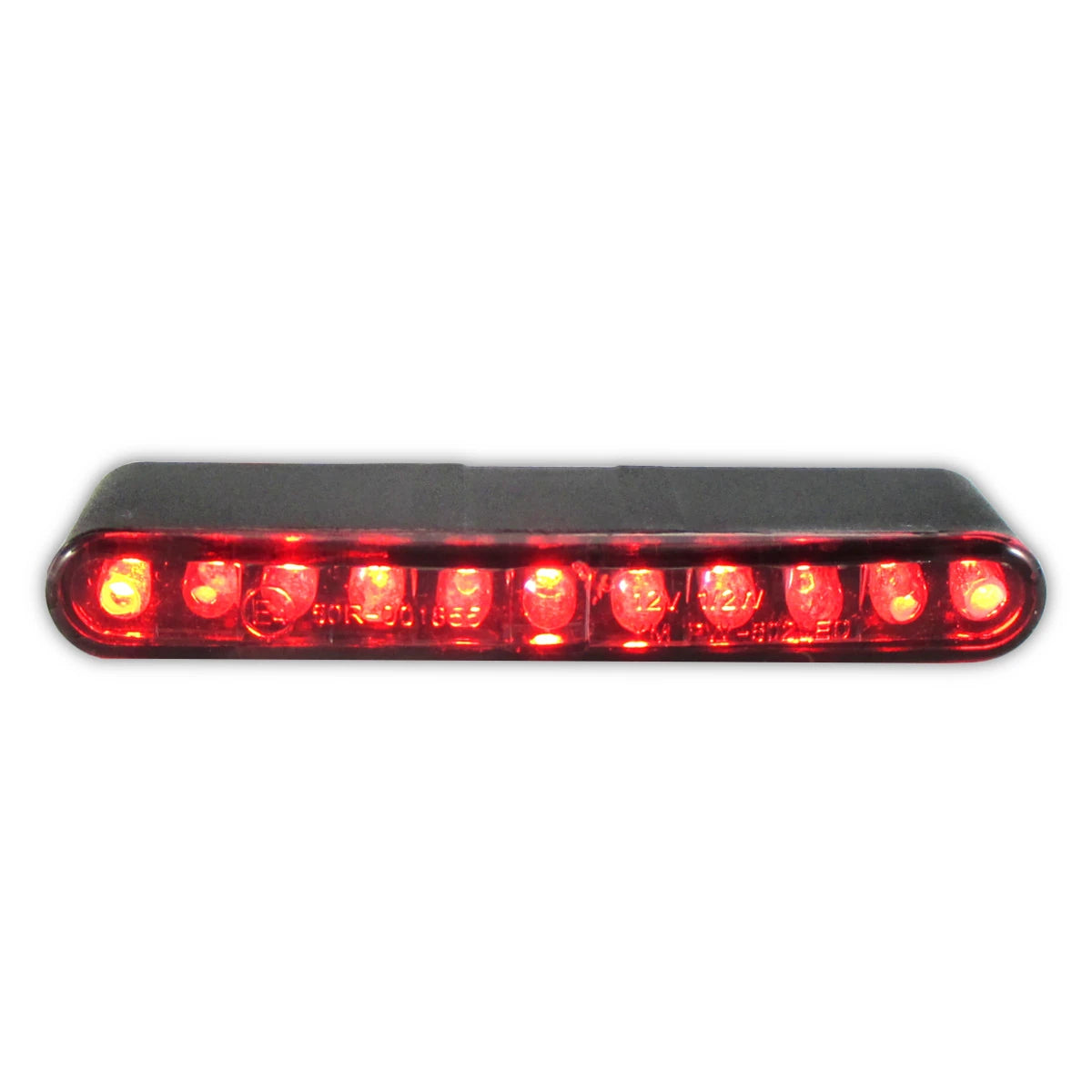 LED-Einbaurücklicht Fine-Liner schwarz, Getönt, 53x7 mm, E-geprüft, 12V/1W