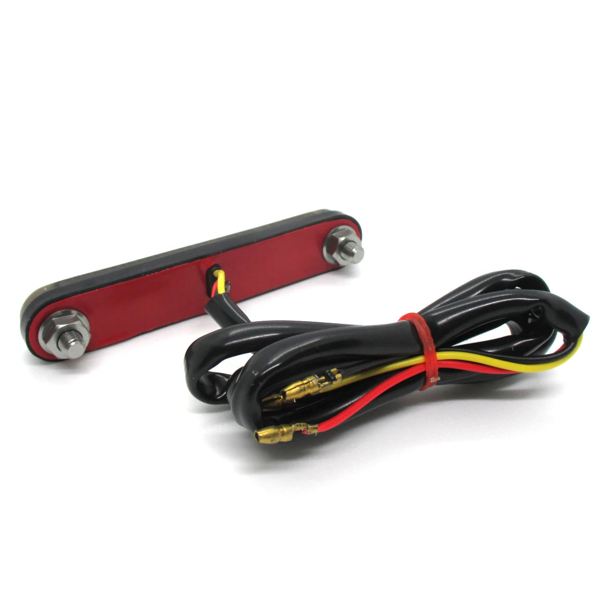LED-Rücklicht Rail schwarz, Getönt, Biegsam, 105x19 mm, E-geprüft, 12V/1W