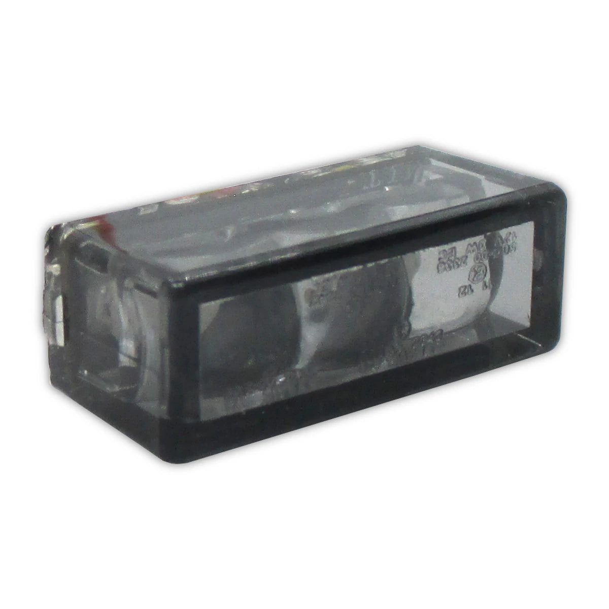 LED-Einbaurücklicht Progress-Line Brick, Getönt, 27x10 mm, E-geprüft, 12V/1W