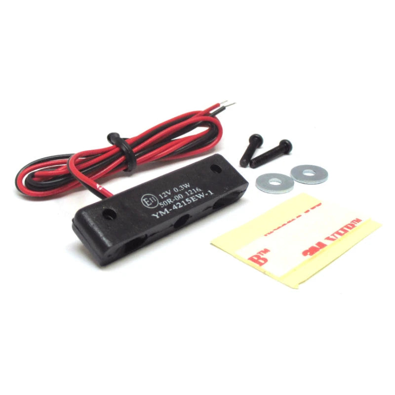 LED Kennzeichenbeleuchtung Progress Line Trio, Schwarz, E-geprüft