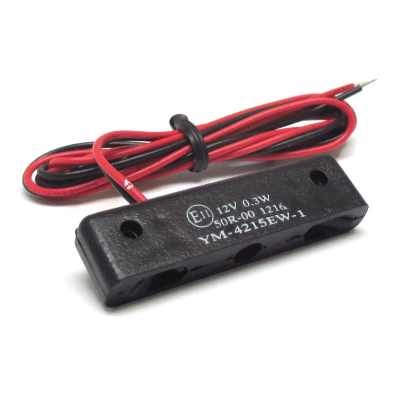 LED Kennzeichenbeleuchtung Progress Line Trio, Schwarz, E-geprüft