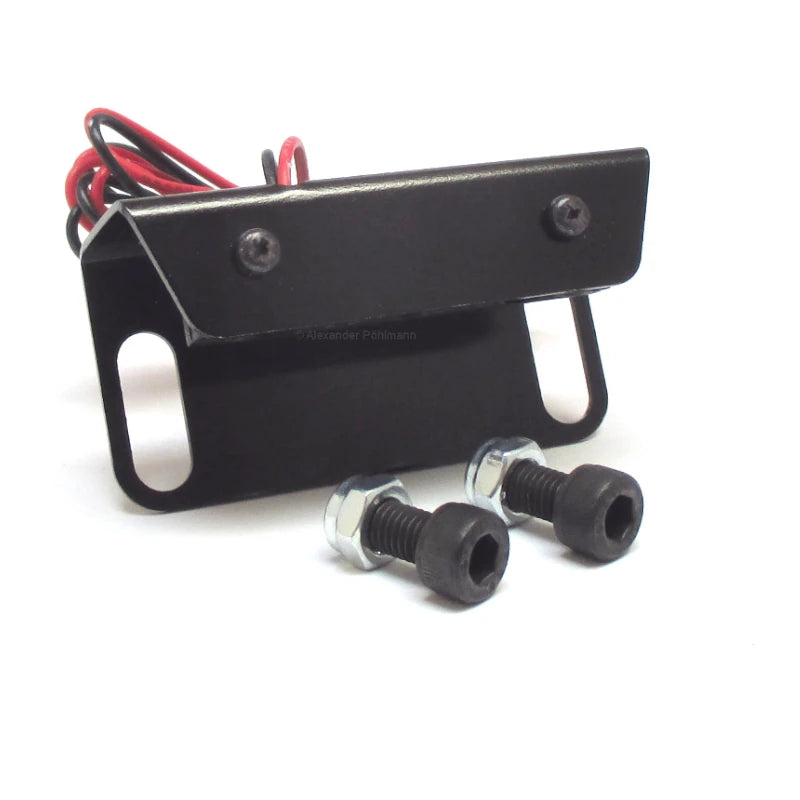 LED Kennzeichenbeleuchtung Set Progress Line Trio Typ 1, Schwarz, E-geprüft