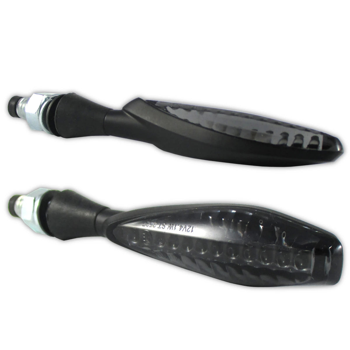 LED-Lauflichtblinker Progress-Line Titan schwarz, Getönt, E-geprüft, 12V/4,1W