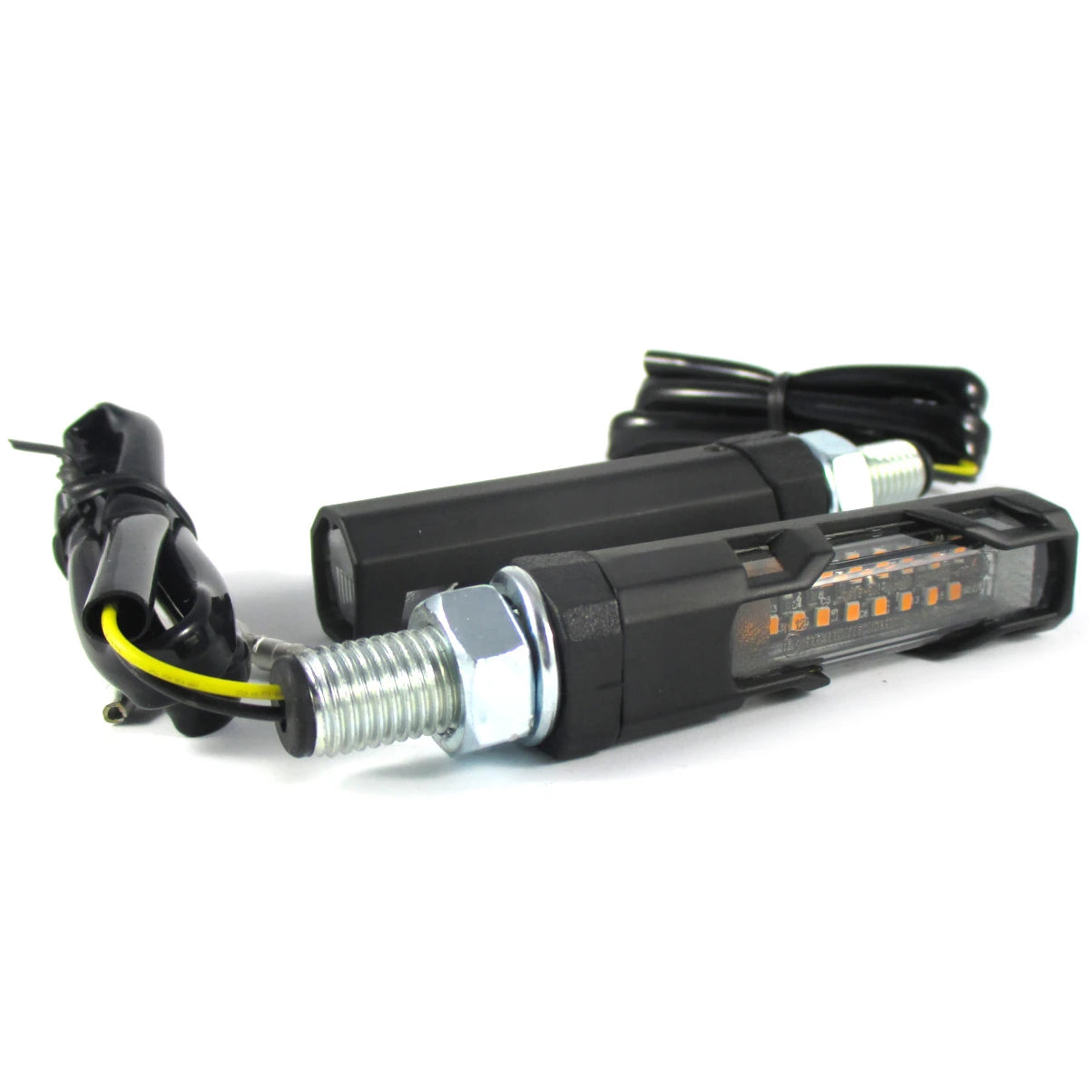 LED-Lauflichtblinker Progress-Line Evo schwarz, Getönt, E-geprüft, 12V/3,8W
