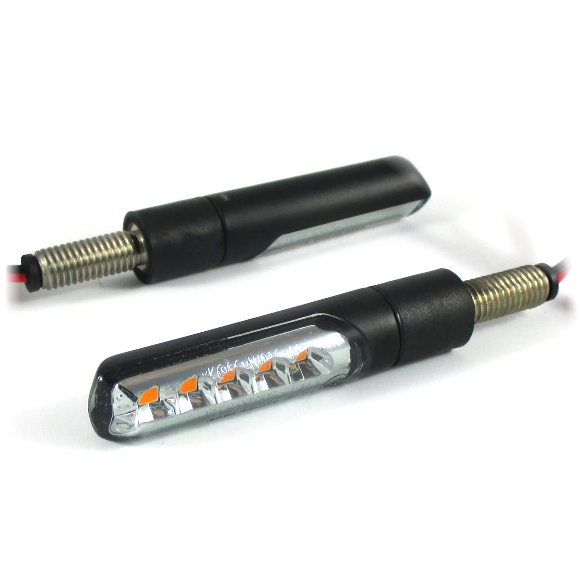 LED-Lauflichtblinker Progress-Line Bold schwarz, Getönt, E-geprüft, 12V/3,2W