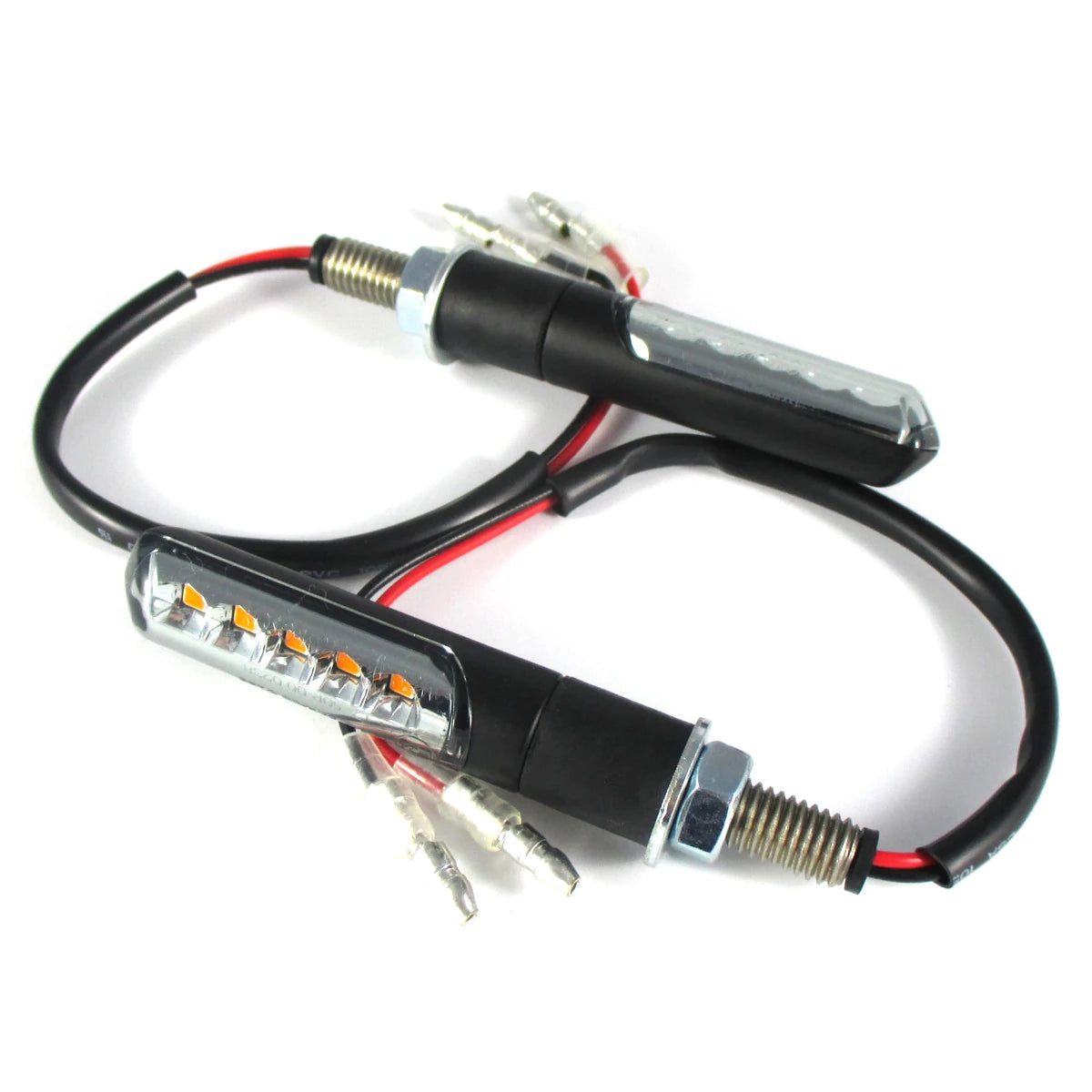 LED-Lauflichtblinker Progress-Line Bold schwarz, Getönt, E-geprüft, 12V/3,2W