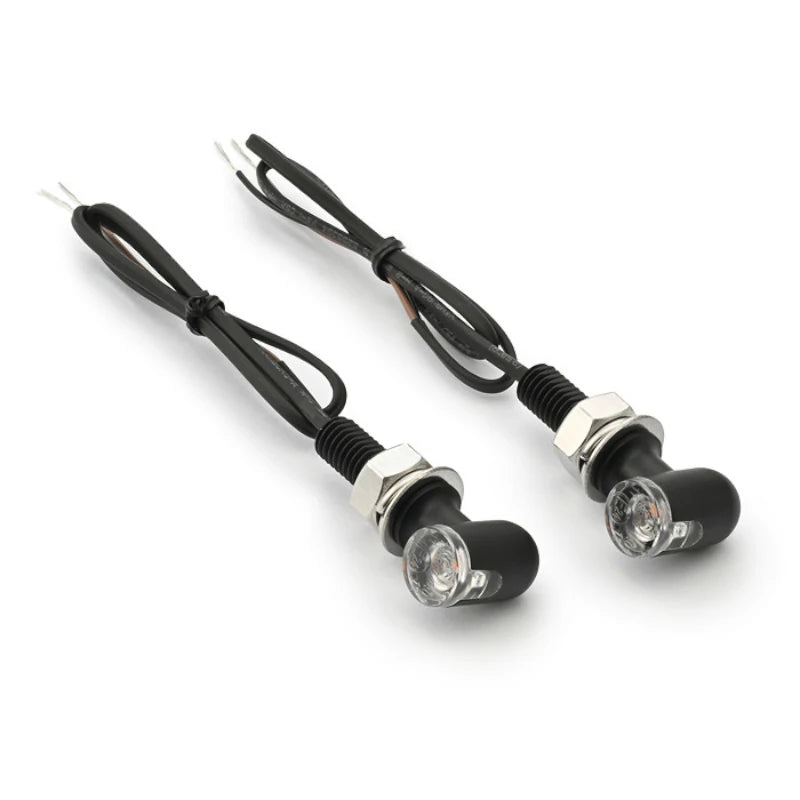 LED-Blinker Paar Daytona D-Light Mini 3 schwarz, Klar, M8, E-geprüft, 12V/3,4W