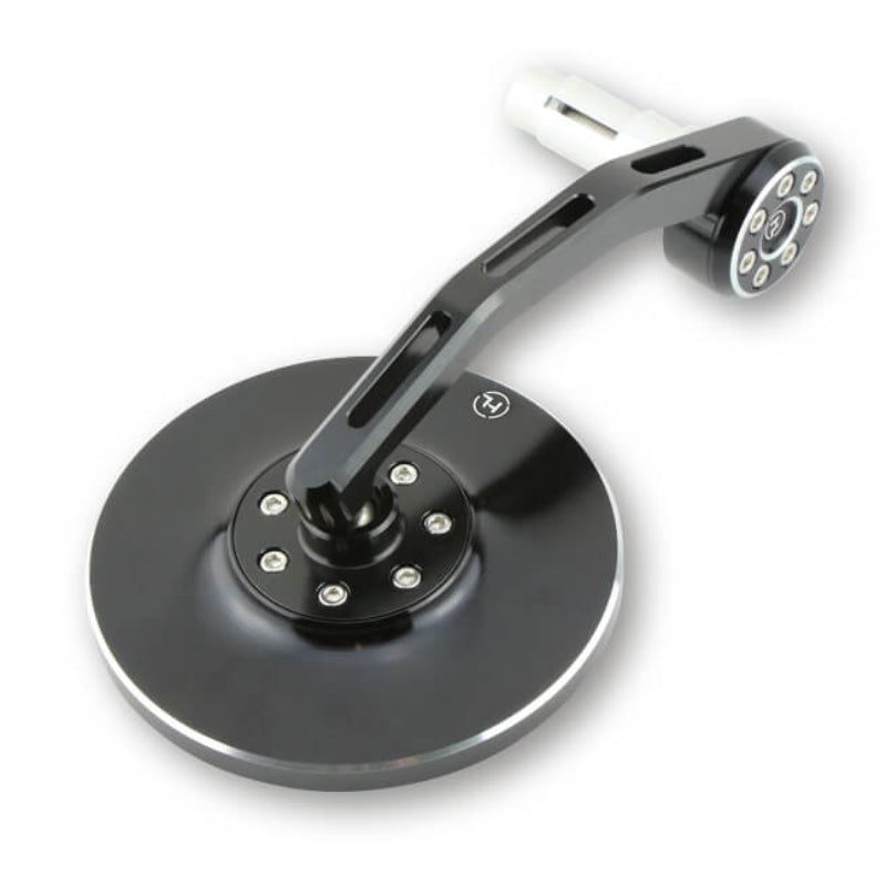 Lenkerendenspiegel HIGHSIDER CONERO EVO, schwarz, Klemmbereich 12-22 mm