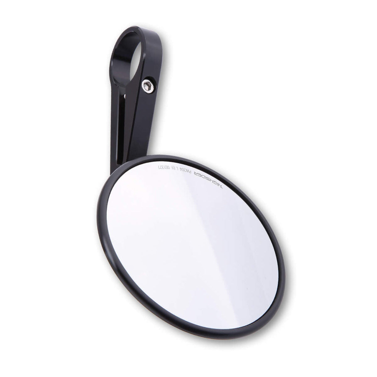 Lenkerendenspiegel HIGHSIDER MONTANA lang, schwarz, Aufnahme Ø 30 x B 12 mm