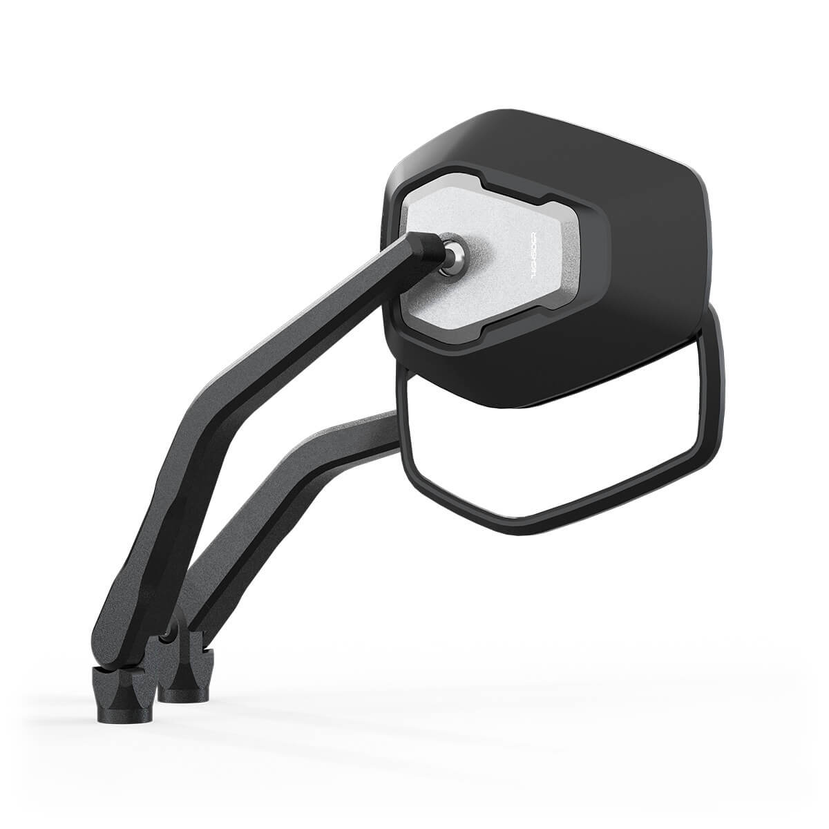 Lenkerspiegel Paar HIGHSIDER ESAGANO-RS, silber, E-geprüft, M10 Gewinde