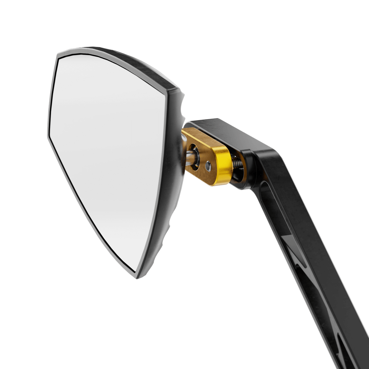 Lenkerspiegel Paar Highsider Pro Wave, Aluminium, E-geprüft, M10 Gewinde