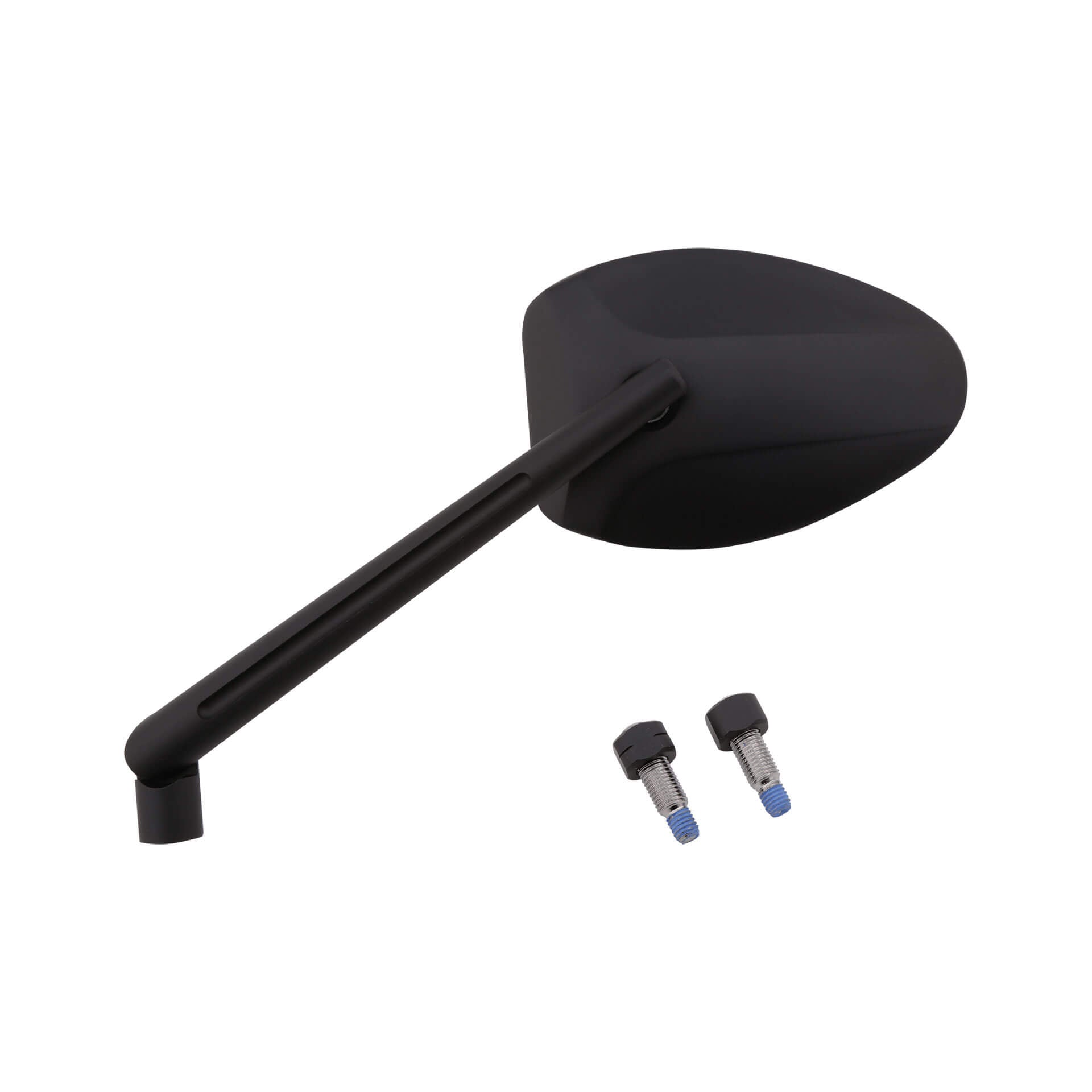 Lenkerspiegel HIGHSIDER FERRARA 2 XL, schwarz, E-geprüft, M10 Gewinde