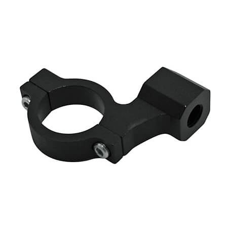 Spiegelschelle Highsider Smart schwarz, für 1 Zoll Lenker, Rechtsgewinde