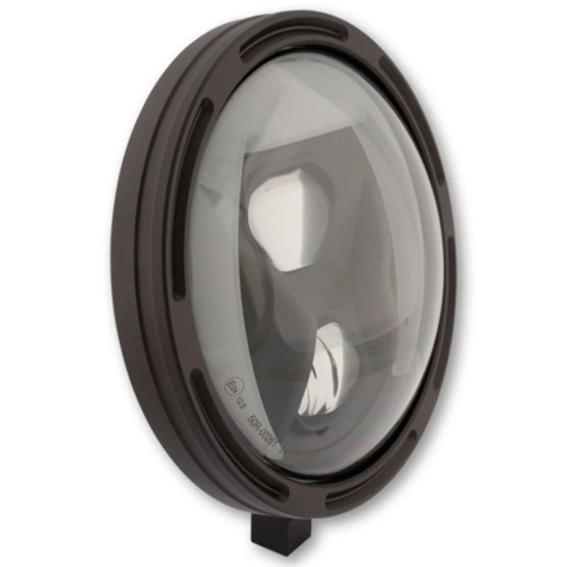 LED Hauptscheinwerfer Highsider Pro Frame-R1 Typ 8 schwarz Ø 200 mm seitlich