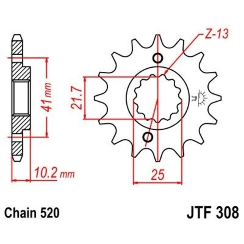 Kettenkit Stahl EK-Chain 520 SRX2 110/15/46 – Honda NX 650 Dominator 1996-1999
