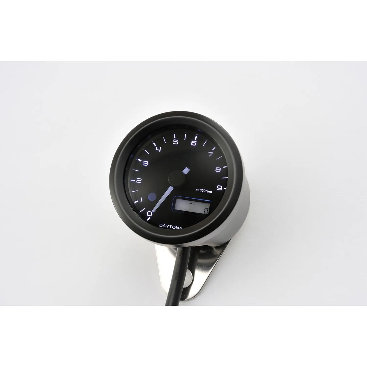 Drehzahlmesser Daytona Velona schwarz, Ø 48 mm, 9000 U/min, 3-farbig, E-geprüft