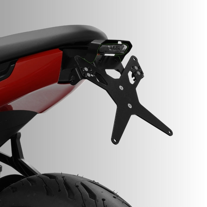 Kennzeichenhalter ZIEGER X-Line für Triumph Trident 660 (2021-), inkl. Rücklicht