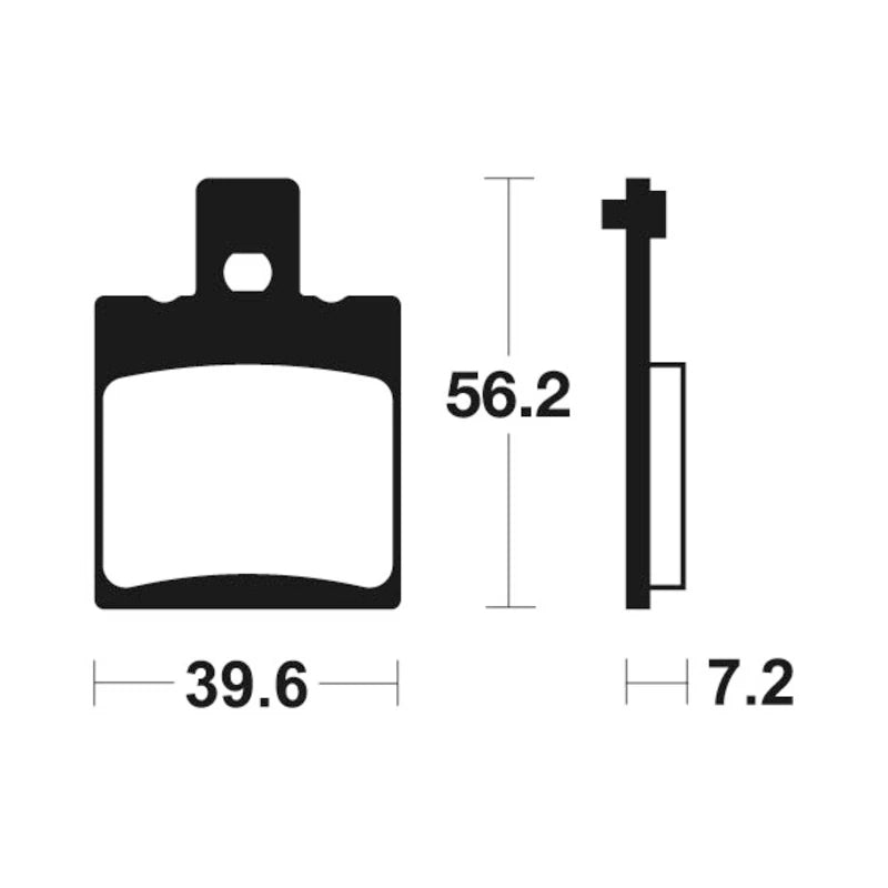 Bremsbeläge TECNIUM MA324 Organisch