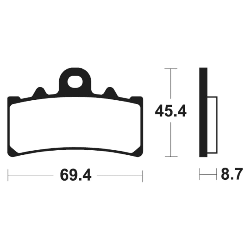 Bremsbeläge TECNIUM MA377 Organisch