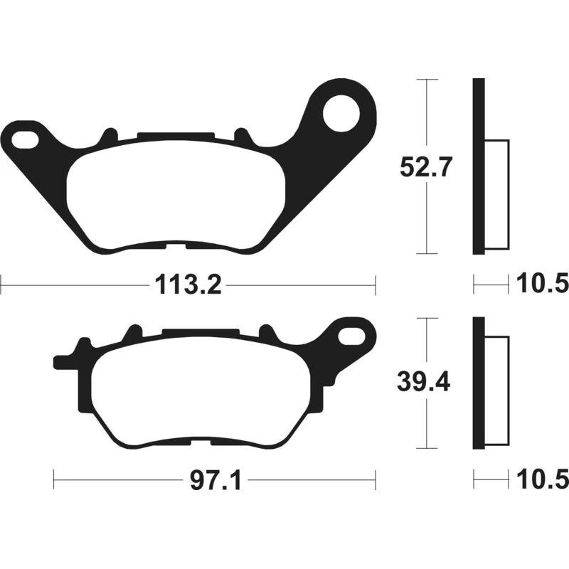 Bremsbeläge TECNIUM MA432 Organisch