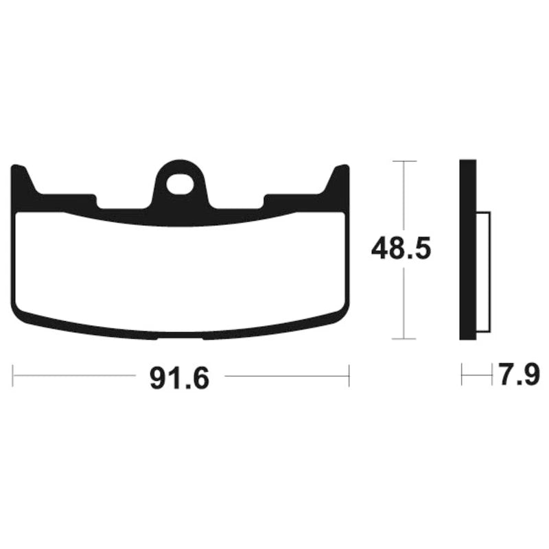 Bremsbeläge TECNIUM MF295 Sintermetall