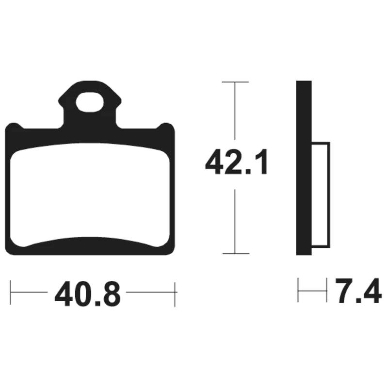Bremsbeläge TECNIUM MO372 Sintermetall
